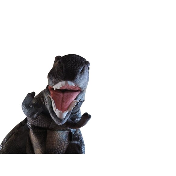 Realistic Fomantis T-Rex Dinosaur Hand Puppet Model#SWI17-004FM Soft Movable Toy - Picture 5 of 6
